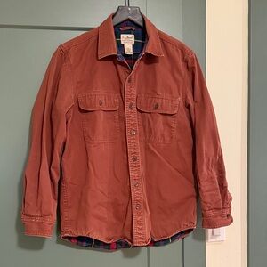 L.L. Bean Men's Rust Shirt Jacket